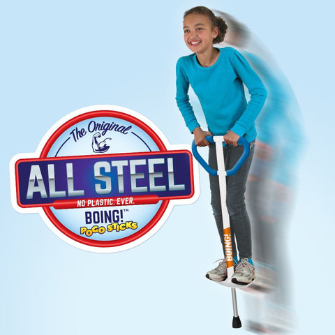 Jumparoo Boing! MAX Pogo Stick for Kids and Teens – Supports 90-160 lbs