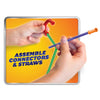 Micro Straw Shotz Deluxe Set - Modular Air-Powered Rocket Set on Blister Card