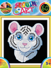 Sequin Art® 60 White Tiger Sparkling Mini Craft Kit - Complete in 1 Hour