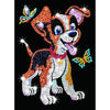 Oscar PUPPY - Sequin Art® Red, Sparkling Arts and Crafts Picture Kit
