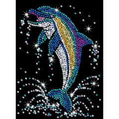 Lansay Sequins Collection Dolphin Craft Kit - Manual Activity With Sequins & Pins For Kids 8+ - View #6