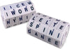 WORD SPIN CHALLENGE Edition Handheld Magnetic Travel Word Game with 10 Wheels
