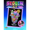 ICE CREAM SUNDAE - Sequin Art® Blue Sparkling Arts and Crafts Picture Kit