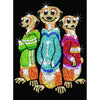 Rascals the MEERKATS, Sequin Art® Red, Sparkling Arts and Crafts Picture Kit