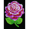 RED ROSE Sequin Art® Blue, Sparkling Arts and Crafts Picture Kit