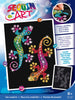 GECKOS Sequin Art Blue - Sparkling Picture Craft Kit