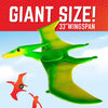 GeoGlide Giant Freedom PTERODACTYL Realistic Soaring Bird Glider with 33" Wingspan
