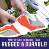 GeoGlide Dueling Dual Fighters Glider Set to Build 2 Large Customizable Planes with Launchers & Display Hooks