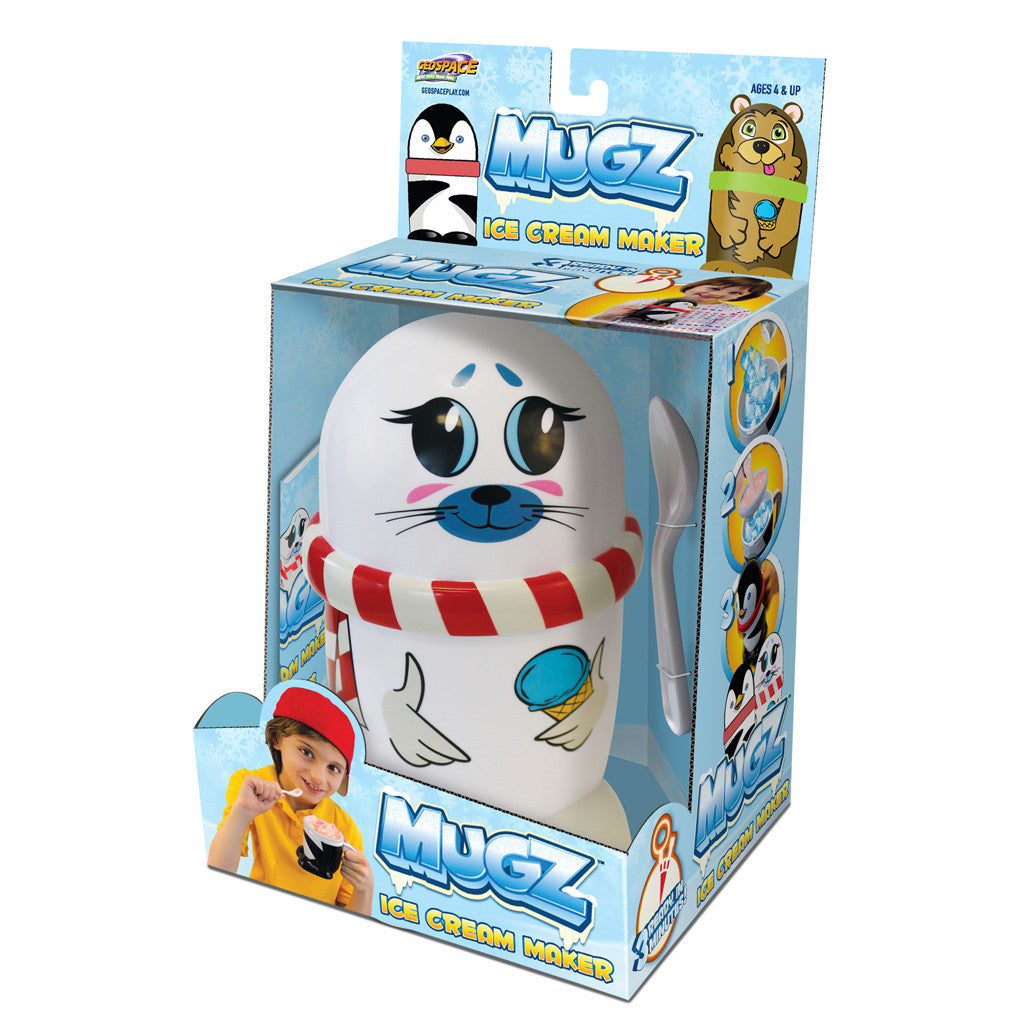 MUGZ Mini Ice Cream & Slushy Maker, Snowy Owl - GeospacePlay