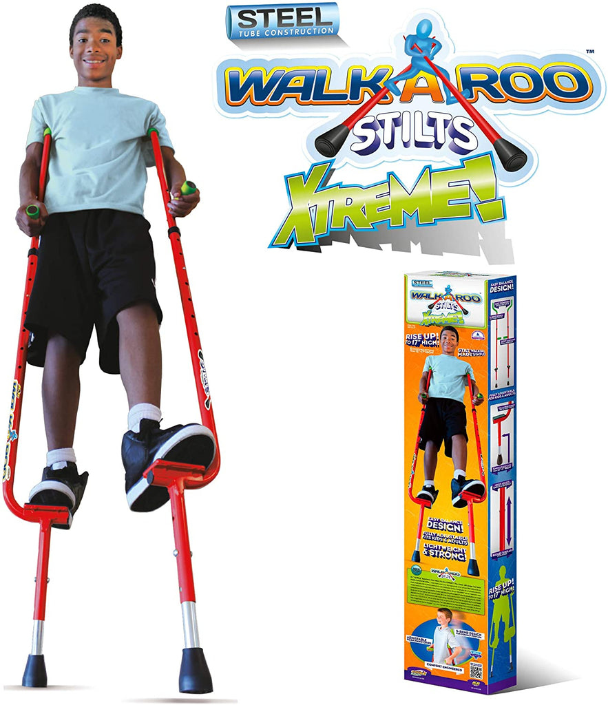 Walkaroo Xtreme Ergonomic Balance Stilts with Vert Lifters by Air Kick -  GeospacePlay