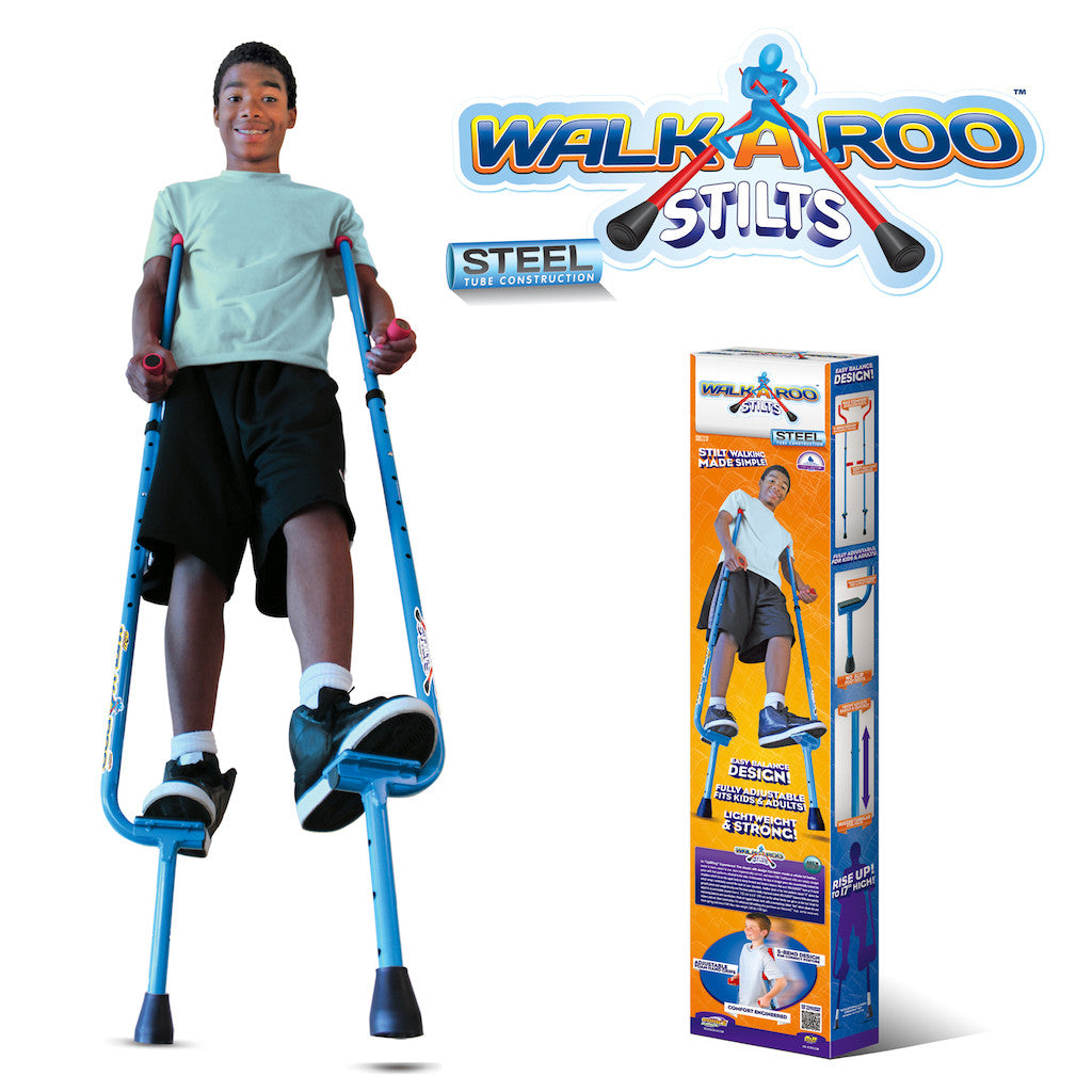 Original Walkaroo Stilts for Kids (Steel) by Geospace - GeospacePlay