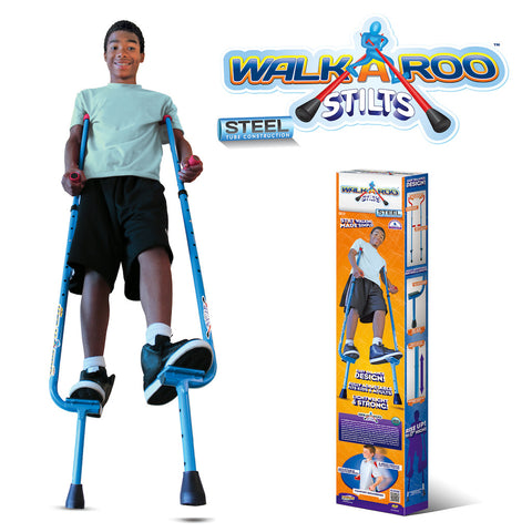 Walkaroo Original Balance Stilts with Ergonomic Design by Air Kicks (Steel)