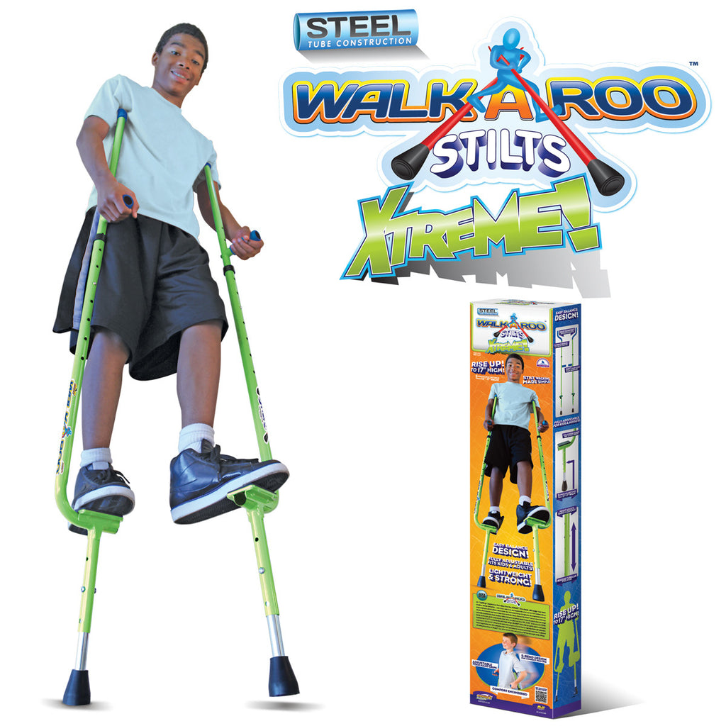 Walkaroo Xtreme Ergonomic Balance Stilts with Vert Lifters by Air Kick -  GeospacePlay