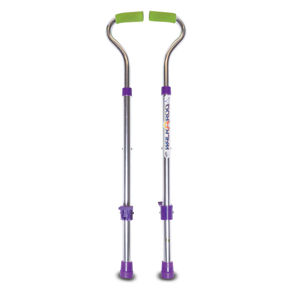 Geospace Original Walkaroo JR. Aluminum Lightweight Stilts with Ergonomic  Design for Kids Outdoor/Indoor Active Play and Exercise (110 Lbs Max Weight)