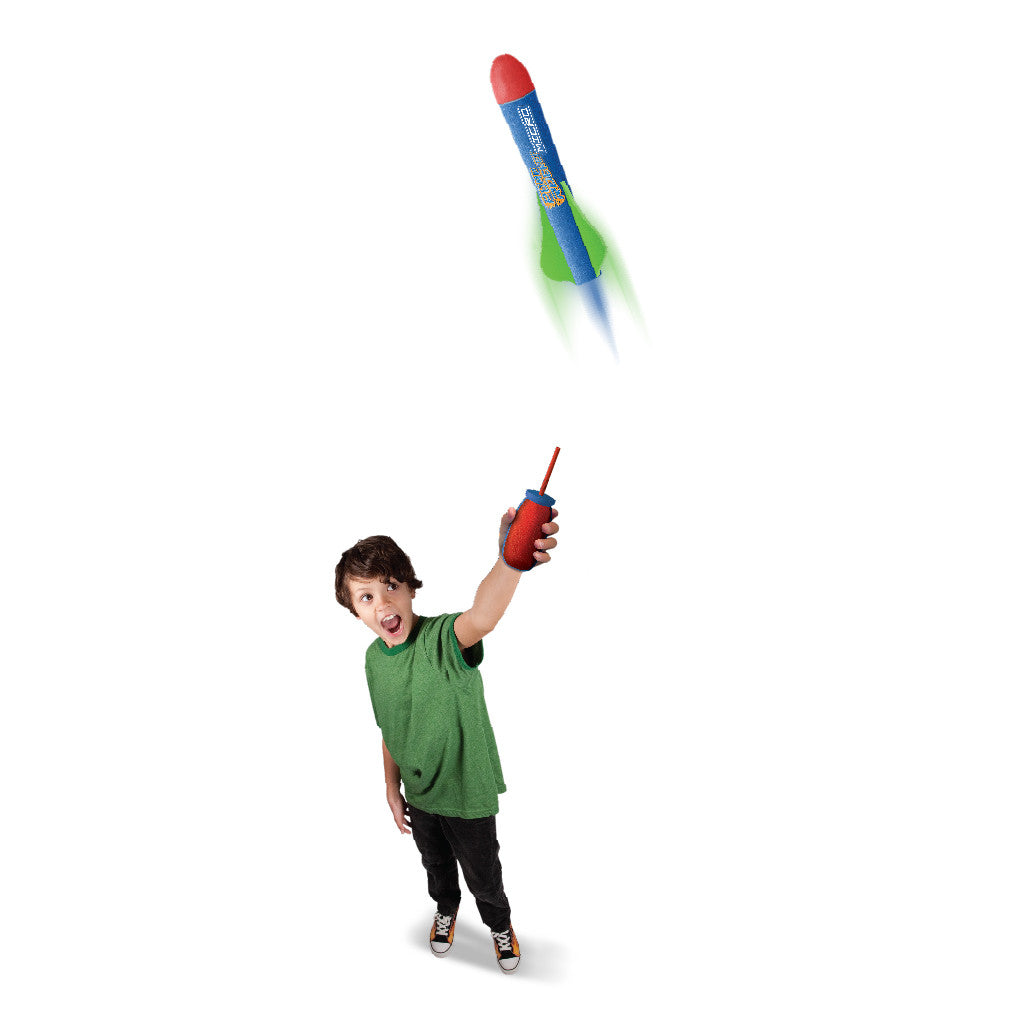 Pump Rocket MICRO SHOTZ Set with 3 Foam Rockets - GeospacePlay