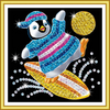 Sequin Art® 60 Penguin Sparkling Mini Craft Kit - Complete in 1 Hour