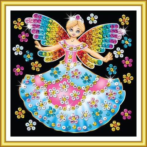 Sequin Art® 60 Fairy Princess Sparkling Mini Craft Kit - Complete in 1 Hour