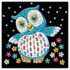 Sequin Art® 60 Owl Sparkling Mini Craft Kit - Complete in 1 Hour
