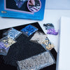 SNOW LEOPARD Sequin Art® Blue Sparkling Arts & Crafts DIY Picture Kit