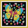 BUTTERFLY Sequin Art® 60 Sparkling Arts & Crafts Picture Kit - Complete in 1 Hour