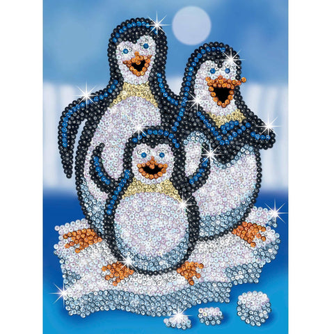 Sequin Art® Blue, Love Birds, Sparkling Arts and Crafts Picture Kit -  GeospacePlay