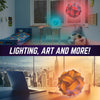 Geosphere™ 9" LED 30-pc. Puzzle Lamp Kit & Wireless Remote, White