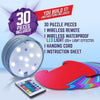 Geosphere™ 9" LED 30pc. Puzzle Lamp Kit & Wireless Remote, Rainbow