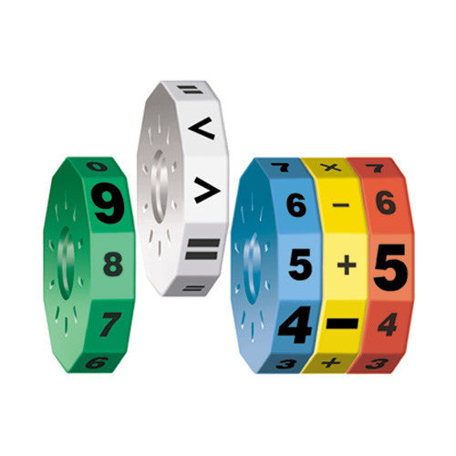 Math Spin Travel Edition with Storage Pouch - GeospacePlay