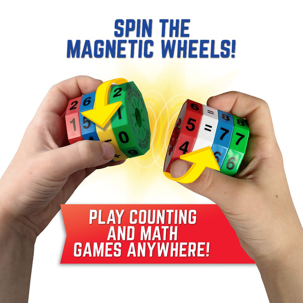 Math Spin Travel Edition with Storage Pouch - GeospacePlay