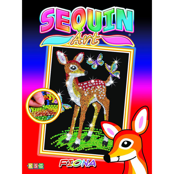 Sequin Art® Red, Fiona Fawn, Sparkling Arts & Crafts Picture Kit