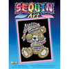 Sequin Art® Blue, Sleepy Teddy, Sparkling Arts and Crafts Picture Kit
