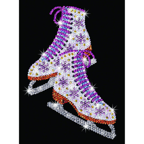 Sequin Art® Blue, Ice Skates, Sparkling Arts and Crafts Picture Kit
