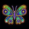 Three Butterflies, Sequin Art® Style, Sparkling Arts & Crafts Picture Kit