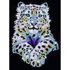 SNOW LEOPARD Sequin Art® Blue Sparkling Arts & Crafts DIY Picture Kit