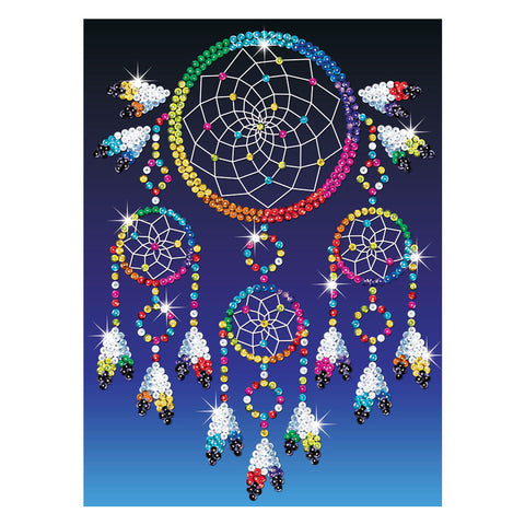 Sequin Art® Red, Dreamcatcher, Sparkling Arts and Crafts Picture Kit
