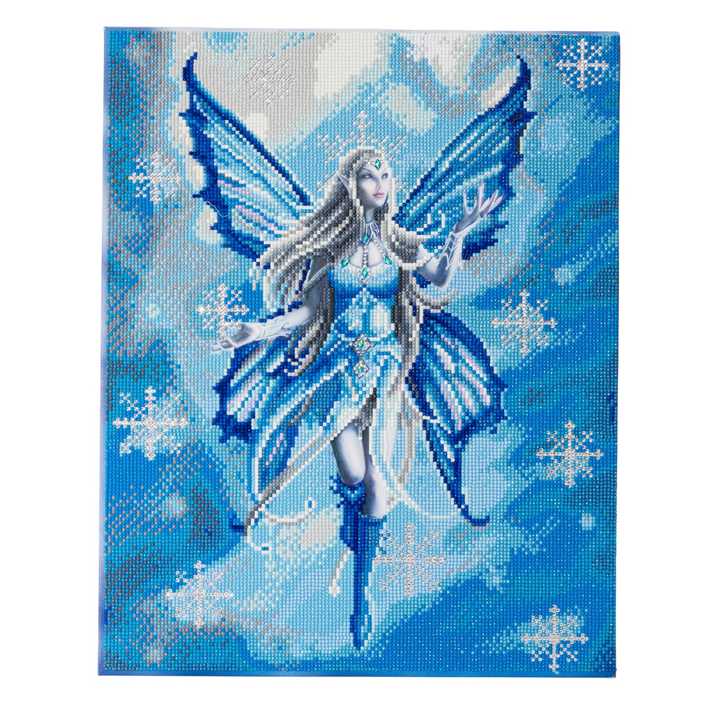 Snow Fairy by Anne Stokes Crystal Art Full Size DIY Craft Kit 5D Diamo -  GeospacePlay
