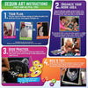 TIGER LILY Sequin Art® Purple - Sparkling Art Picture Craft Kit