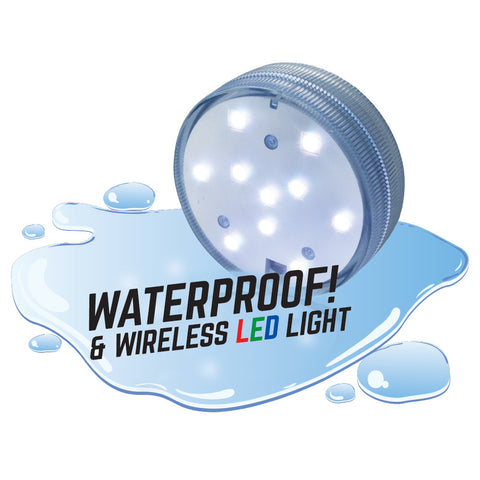 ILLUMINATOR™ XL LED Puck Light with Wireless Remote Kit